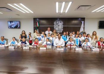 Sesionó Cabildo Infantil de Reynosa 2025 con el Alcalde Carlos Peña Ortiz