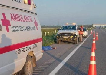 Muere mujer atropellada en la autopista Matamoros–Reynosa