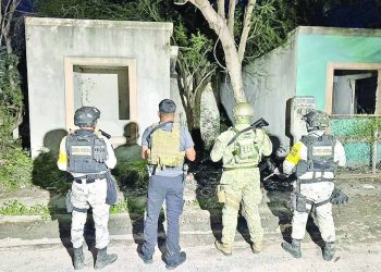 Catean inmueble en Reynosa donde desmantelaban vehículos robados