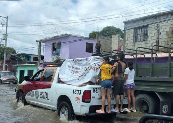 Supervisa Guardia Estatal cuerpos de agua en Tampico ante riesgo de desbordamiento