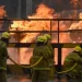 Seis bomberos heridos tras colapso en incendio en Nueva Jersey