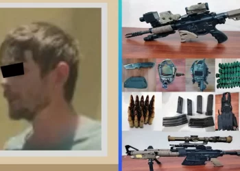 Detienen en Edomex a estadounidense con arsenal y credencial de la CIA