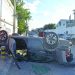Vuelca auto en la carretera Ribereña