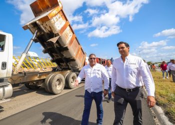Gobierno de Reynosa mejora accesos a carretera Reynosa-Monterrey