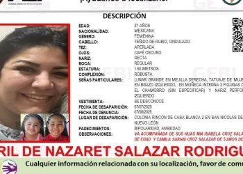 Fiscalía busca a madre y dos menores desaparecidas en San Nicolás