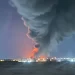 Gran Incendio Consume Recicladora en Reynosa