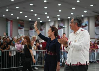 Reitera presidenta todo su apoyo para consolidar la transformación en Tamaulipas