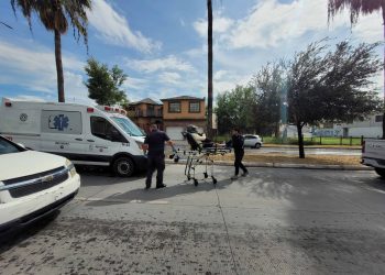 Motociclista lesionado tras chocar contra camioneta en Reynosa