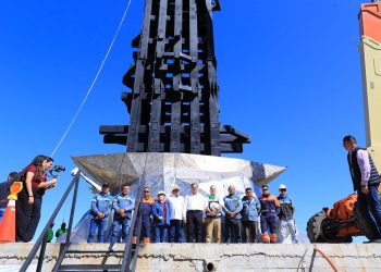 En diciembre se entrega primera etapa de la monumental escultura de la Virgen en El Chorrito: Américo