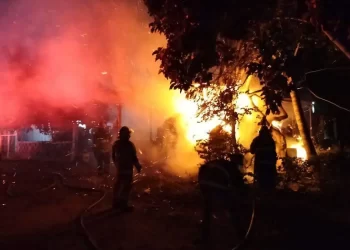 Incendio consume toneladas de cartón en Altamira; rescatan con vida a un hombre atrapado