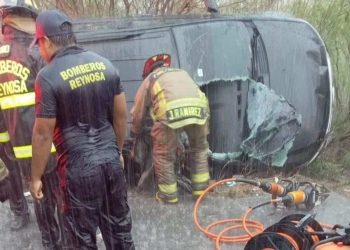 Fatal accidente en el Viaducto Reynosa deja un muerto y dos heridos