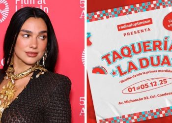 Taquería de Dua Lipa llegará a la CDMX durante su gira