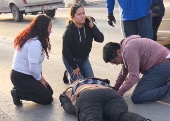 Choque en el libramiento Monterrey-Reynosa deja motociclista gravemente herida