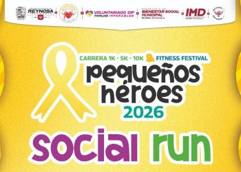 Invita el Gobierno de Reynosa a participar en el Social Run “Pequeños Héroes”