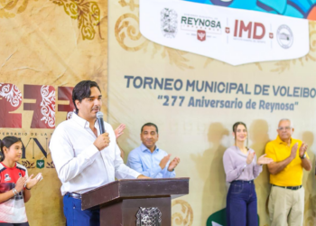 Inauguran Torneo de Voleibol por el 277 Aniversario de Reynosa