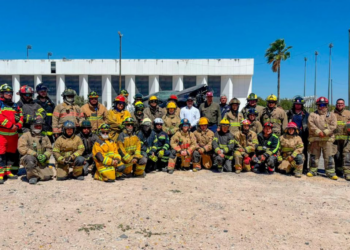 Gobierno de Reynosa supervisa capacitación de Protección Civil y Bomberos en Reynosa