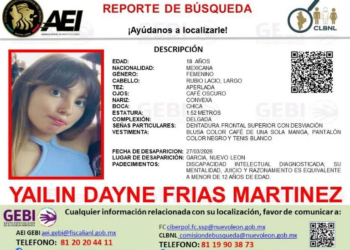 Alerta por joven desaparecida con discapacidad intelectual en Monclova