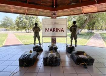 Golpe al narcotráfico en Michoacán: Aseguran embarcación con 265 kilos de cocaína