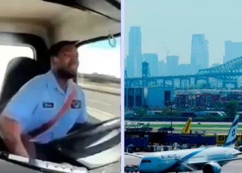 Avión de United Airlines impacta camión durante aterrizaje en el aeropuerto de Newark