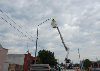 Gobierno de Reynosa da asistencia a alumbrado público