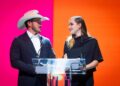 Abuchean a Samuel García y Mariana Rodríguez en arranque de fiesta mundialista