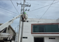 Gobierno de Reynosa da mantenimiento a luminaria