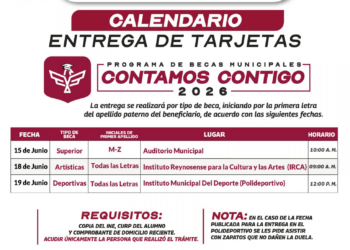 Gobierno de Reynosa lanza información importantes sobre becas