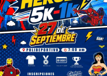 Gobierno de Reynosa te invita a la próxima carrera de superhéroes y superheroínas