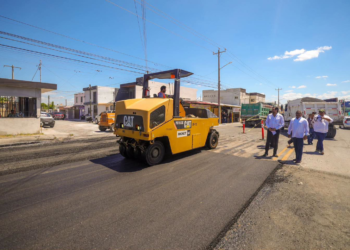 Gobierno de Reynosa continua con plan de pavimentación