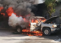 Brutal incendio en Nuevo Laredo