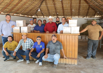 Gobierno de Tamaulipas entrego apoyo a productores agrícolas