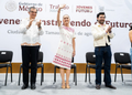 Américo con Sheinbaum en el Segundo Informe de Gobierno