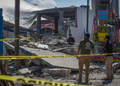 Explosión en parroquia causa accidente aparatoso
