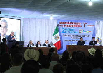 Gobierno de Tamaulipas continuo segundo informe en Burgos