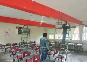 Supervisa ITIFE rehabilitación de la Secundaria General No. 7 en Ciudad Madero
