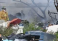 Incendio en baldío alarma a vecinos de Mil Cumbres